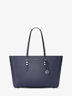 Duża torba tote Quinn ze skóry groszkowej MICHAEL Michael Kors