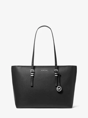 Duża torba tote Quinn ze skóry groszkowej MICHAEL Michael Kors