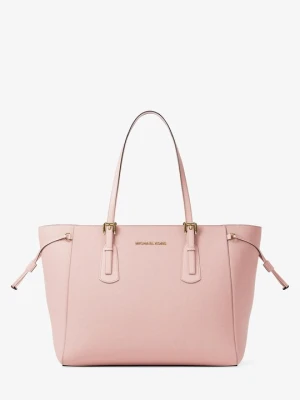 Duża torba tote Voyager ze skóry saffiano Michael Kors RÓŻ DO POLICZKÓW (Różowy)