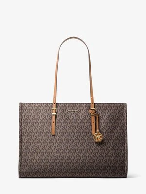 Duża torba tote Zadie z nadrukiem w charakterystyczne logo MICHAEL Michael Kors