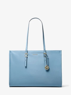 Duża torba tote Zadie z nylonu Michael Kors CHAMBRAY (Niebieski)