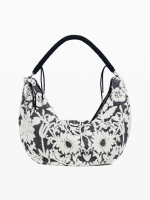 Duża torba worek w kwiaty Desigual