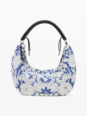 Duża torba worek w kwiaty Desigual