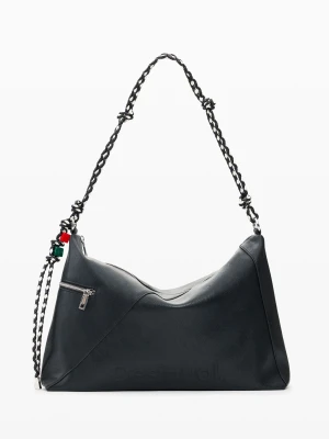 Duża torba z zawieszką logo Desigual