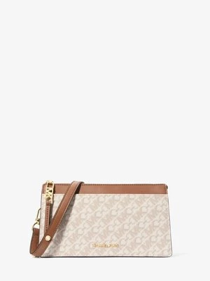 Duża torebka do przewieszenia przez ramię Empire z charakterystycznym logo i odpinanym paskiem Michael Kors