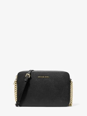 Duża torebka do przewieszenia przez ramię Jet Set ze skóry saffiano Michael Kors Outlet