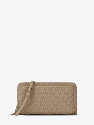 Duża torebka do przewieszenia przez ramię z charakterystycznym logo z kolekcji podróżnej Jet Set Michael Kors