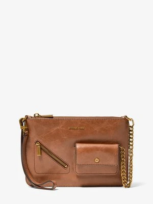 Duża torebka na nadgarstek Jet Set z zapięciem na zamek i odpinanym paskiem MICHAEL Michael Kors