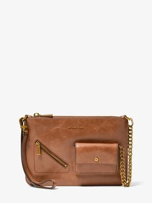 Duża torebka na nadgarstek Jet Set z zapięciem na zamek i odpinanym paskiem MICHAEL Michael Kors