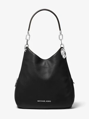 Duża torebka na ramię Lillie ze skóry groszkowej MICHAEL Michael Kors