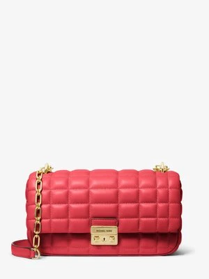 Duża torebka na ramię Tribeca z pikowanej skóry MICHAEL Michael Kors