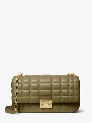 Duża torebka na ramię Tribeca z pikowanej skóry MICHAEL Michael Kors