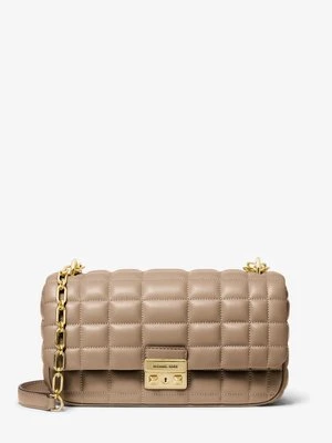 Duża torebka na ramię Tribeca z pikowanej skóry MICHAEL Michael Kors