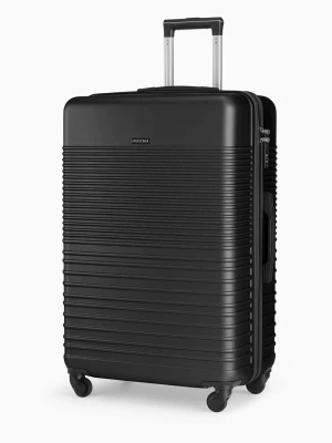 Duża walizka na 4 kółkach czarna Puccini