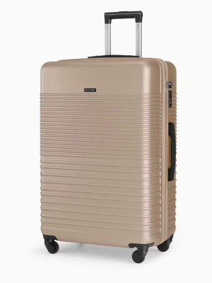 Duża walizka na 4 kółkach szampańska Puccini