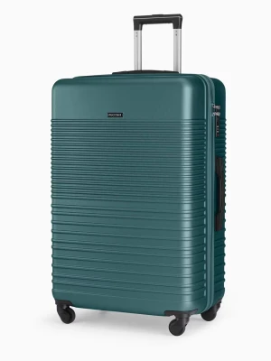 Duża walizka na 4 kółkach zielona Puccini