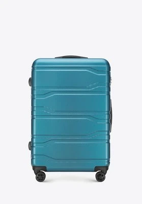 Duża walizka z polikarbonu tłoczona Wittchen