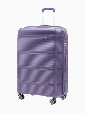 Duża walizka z polipropylenu fioletowa Puccini