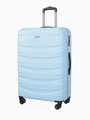 Duża walizka z poliwęglanu niebieska Puccini