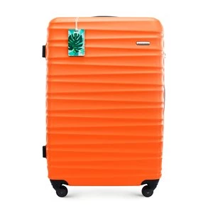 Duża walizka z zawieszką pomarańczowa Wittchen