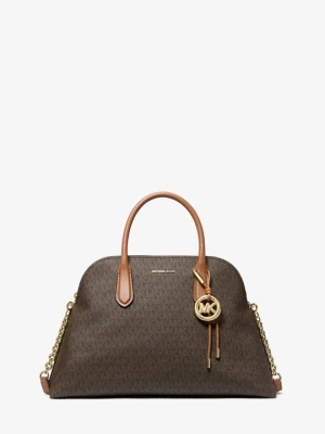 Duża zaokrąglona torba Freddie z charakterystycznym logo Michael Kors