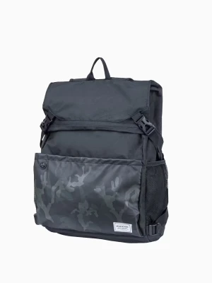 Duży antracytowy plecak z kieszeniami Puccini