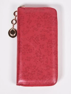 Duży damski portfel czerwony Shelvt