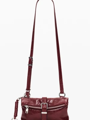 duży micro clutch portfel Desigual czerwony
