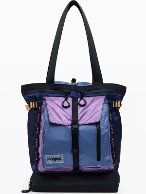 Duży nylonowy plecak typu tote Desigual