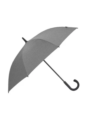 Duży parasol damski w kolorze szarym OCHNIK