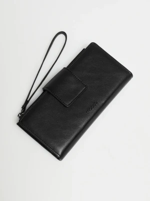 Duży portfel czarny Moodo