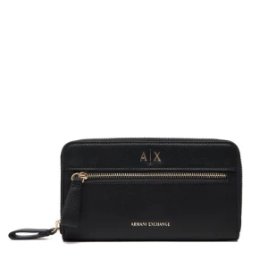 Duży Portfel Damski Armani Exchange XW002124 AF17117 UC001 Czarny