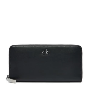 Duży Portfel Damski Calvin Klein Ck Daily Large Zip Around_Pbl K60K612850 Czarny