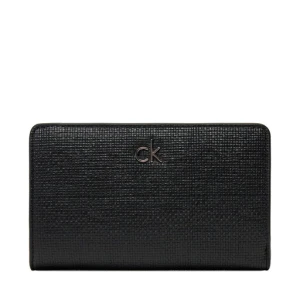 Duży Portfel Damski Calvin Klein Ck Daily Medium Bifold_Tex K60K612957 Czarny