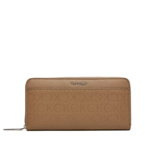 Duży Portfel Damski Calvin Klein Ck Must Lg Z/A Wallet Epi Mono K60K611938 Brązowy