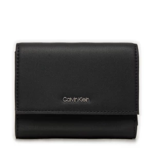 Duży Portfel Damski Calvin Klein Ck Must Md Trifold W/Zip K60K612450 Czarny