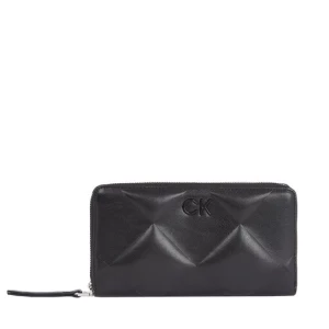 Duży Portfel Damski Calvin Klein Quilt K60K611782 Czarny