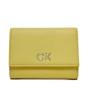 Duży Portfel Damski Calvin Klein Re-Lock Trifold Md K60K608994 Żółty