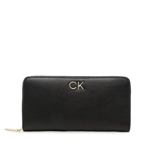 Duży Portfel Damski Calvin Klein Re-Lock Z/A Wallet Lg Pbl K60K610967 Czarny