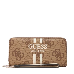 Duży Portfel Damski Guess Laurell II Slg SWOS74 59146 Beżowy
