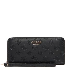 Duży Portfel Damski Guess Phoebe Slg SWPD96 65146 Czarny
