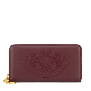 Duży Portfel Damski Juicy Couture BIJXT8652WVP Bordowy