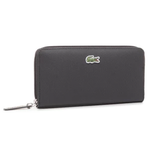 Duży Portfel Damski Lacoste L Zip Wallet NF2900PO Czarny