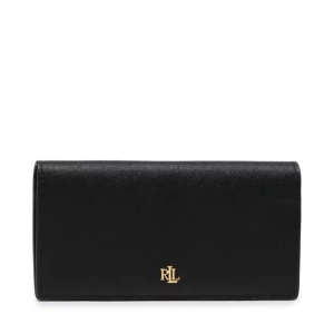 Duży Portfel Damski Lauren Ralph Lauren Slim Wallet Wlt Med 432802917009 Czarny