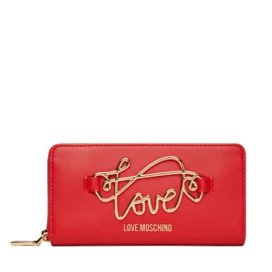 Duży Portfel Damski LOVE MOSCHINO JC5733PP0MKG0500 Czerwony