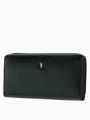 Duży portfel damski na zamek czarny Puccini