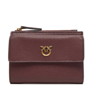 Duży Portfel Damski PINKO Compact Wallet AI 25-26 PCPL 103612 A29Q Bordowy