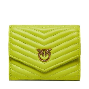 Duży Portfel Damski Pinko Compact Wallet M AI 23-24 PCPL 100881 A0GK Zielony