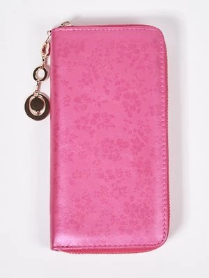 Duży portfel damski różowy Shelvt