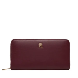 Duży Portfel Damski Tommy Hilfiger Th Icon Lrg Za AW0AW17744 Bordowy